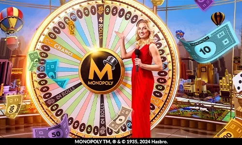 Bingo jackpot celebration with confetti